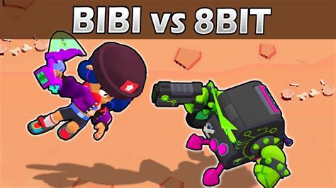 Bibi Vs 8 Bit Brawl Stars Youtube