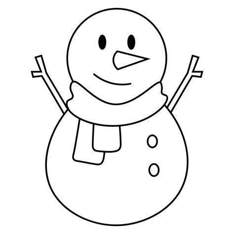 Snowman Face Template 10 Free Pdf Printables Printablee