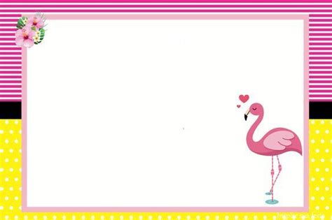 Flamingo Personalizados Gratuitos Inspire Sua Festa Festa De