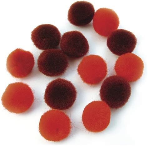 Rayher 7614100 Pompons 15 mm SB Btl 60 Stück rot sortiert Amazon