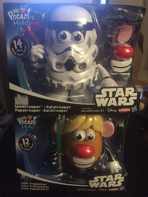 Mr Potato Head Star Wars Spudtrooper And Luke Frywalker Playskool