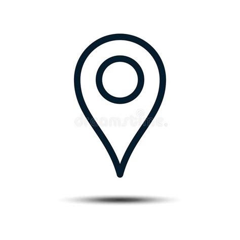 Pin Location Map Icon Vector. Pin Locator Illustration Design. Pin ...