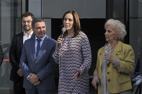 La Gobernadora María Eugenia Vidal y la titular de Abuelas de Plaza de