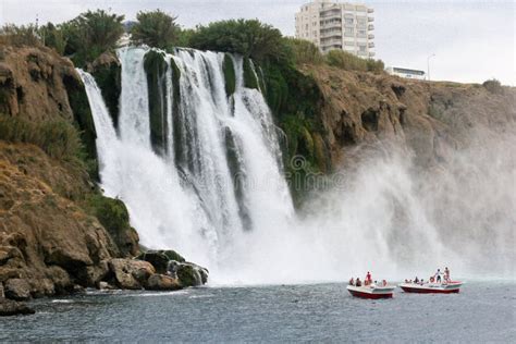 Waterfall In Antalya Stock Photo Image Of Beach Locations 31319870