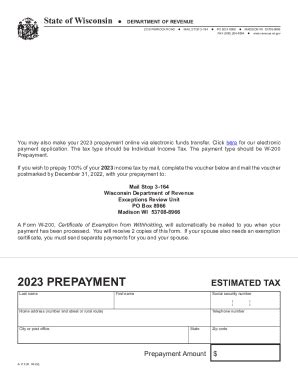 Fillable Online Prepayment Voucher Estimated Tax Fax Email Print