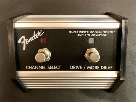 Fender P N Fender Button Footswitch For Hot Rod Reverb