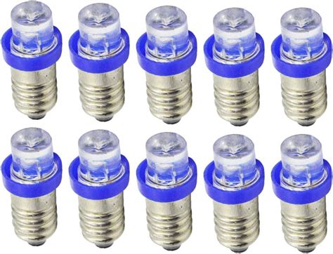 Ruiandsion Pcs V E Led Bulb White Blue Red Green Yellow E Base