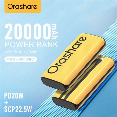 Orashare O Pro Mah Powerbank W Qc Super Fast Charging