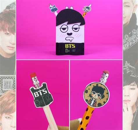 Akari Beauty Official DECORA TUS ÚTILES ESCOLARES BTS KPOP