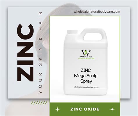 Zinc & Hair Loss - Wholesale Natural Body Care