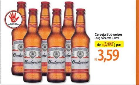 Cerveja Budweiser Long Neck 330ml Oferta Na Atacadão