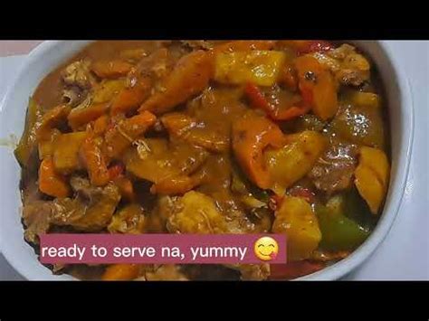 Chicken Caldereta Kalderetang Manok Easy To Cook And Yummy YouTube