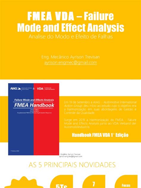 Handbook Fmea Vda 1 Edicao 4 Pdf Pdf