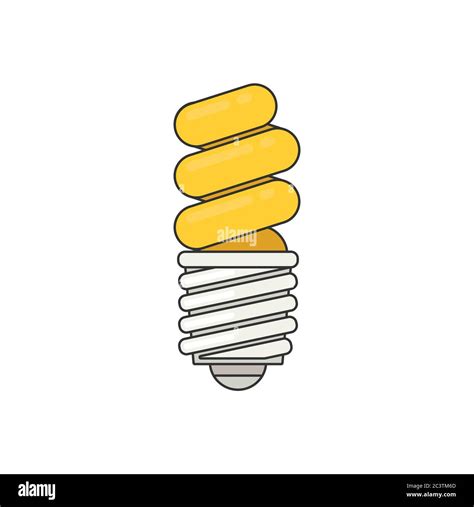 Energy Saving Light Bulb Stock Vector Images Alamy