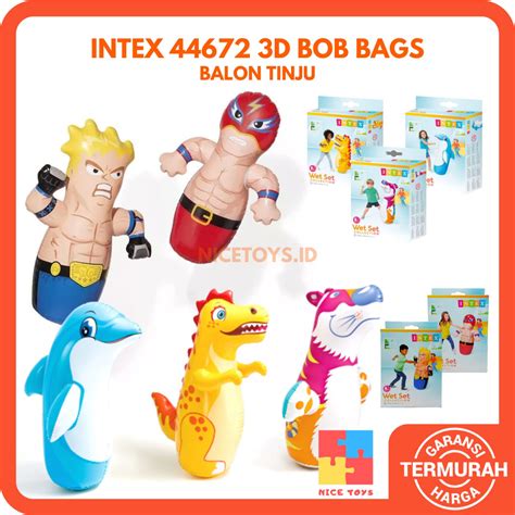 Jual Balon Tinju Intex D Bop Bags Boneka Tinju Anak Samsak Tinju