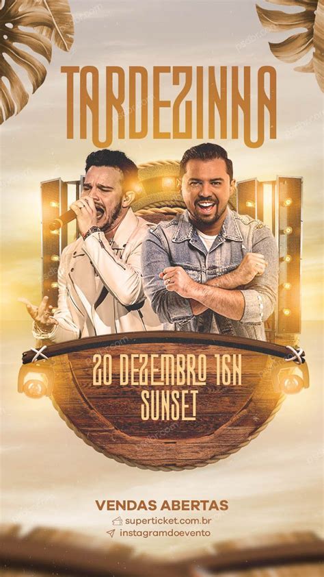 Tardezinha Flyer Psd Sertanejo Pagode Piseiro Sunset Em Flyer