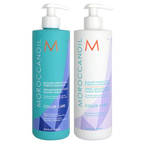 Moroccanoil Set Blonde Perfecting Duo X Ml Extremo Profesionalna Kozmetika Za Frizerske
