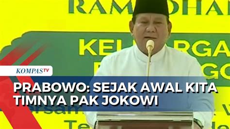 Apa Maksud Perkataan Prabowo Subianto Timnya Pak Jokowi Di Hadapan