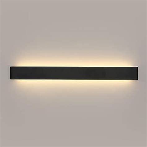 Applique Murale Led En Aluminium Au Design Moderne Et Minimaliste Noir