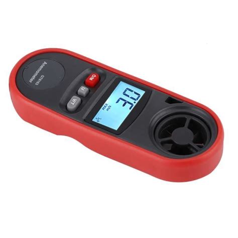 Minifinker thermomètre à vent Anémomètre numérique Portable LCD GT8163