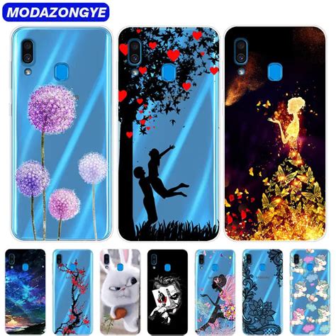 Case For Samsung Galaxy A30 Phone Case Silicone Soft Tpu Cartoon Back Cover Case For Samsung