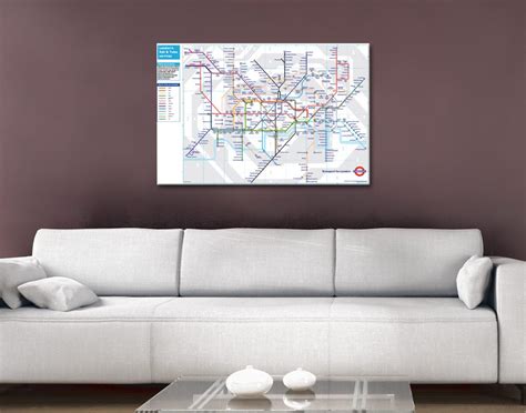 Buy London Underground Map Wall Art | High-Quality Wall Art Adelaide