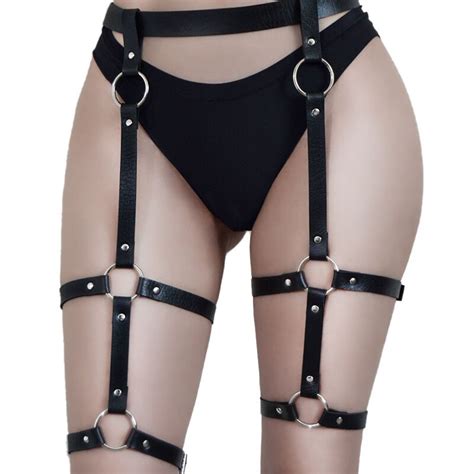 Leather Body Harness Collection Bold Edgy Fashion Accessories Hard