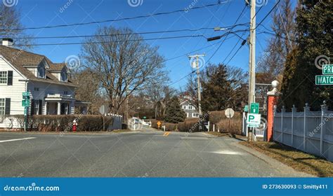 Town Center of Chatham on Main Street on a Sunny Day in Winter ...