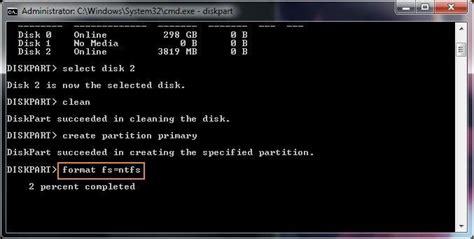 How To Format Hard Drive Using Diskpart And Command Prompt