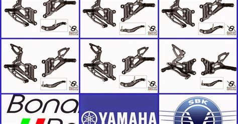 SBK Motoworks Rear Sets For Yamaha Superbike