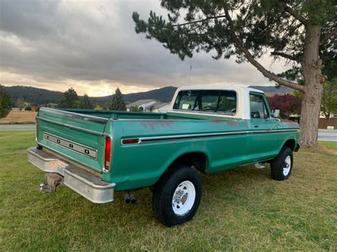 Selling At No Reserve 1977 Ford Ranger F250 4x4 Factory Hiboy True