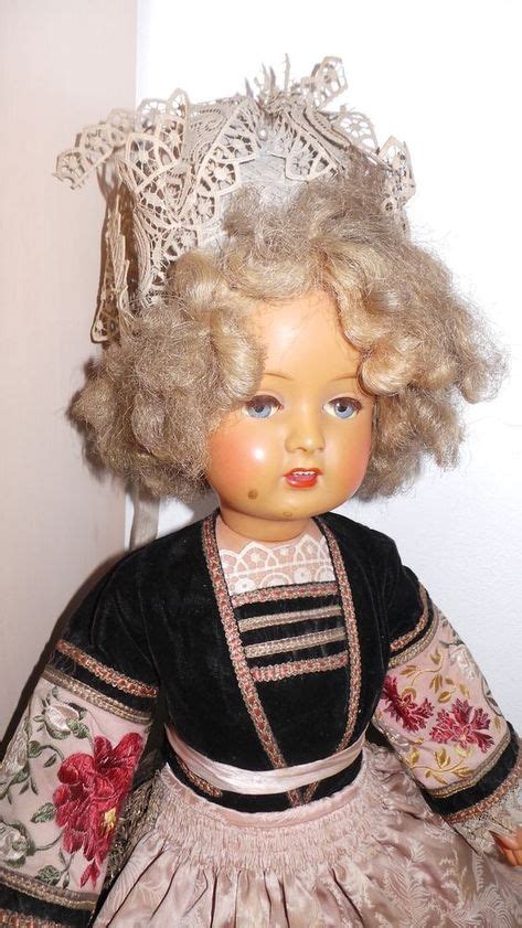 Rare Poupee Bretonne Celluloid Snf Monique Cm Jouets Et Jeux