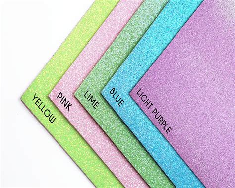 12 X 12 Premium Glitter Cardstock Use For Scrapbooking Or Etsy