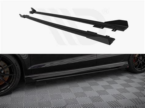 Street Pro Side Skirts Diffusers V Flaps Audi Rs Sedan V Facelift