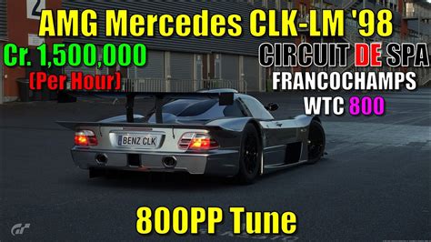 Patched Gt7amg Mercedes Clk Lm 98spa 24hr Wtc 800 Youtube