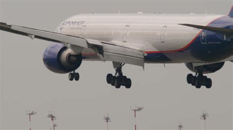 Moscow Russian Federation July Footage Of Boeing