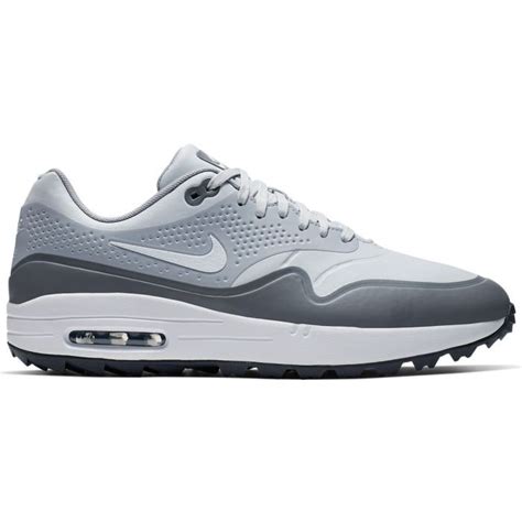 Nike Air Max 1 G Golf Shoes Platinum/White/Grey - Carl's Golfland