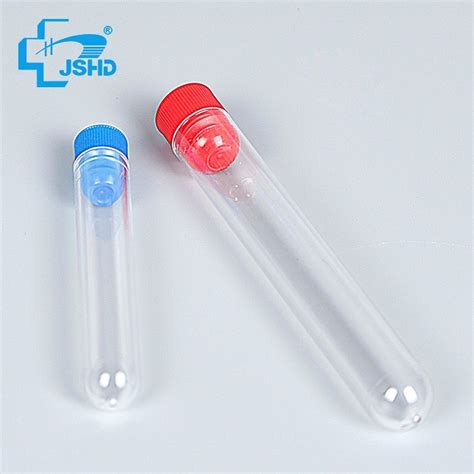 Disposable Laboratory Lab Plastic Test Tube With Lid China Testing