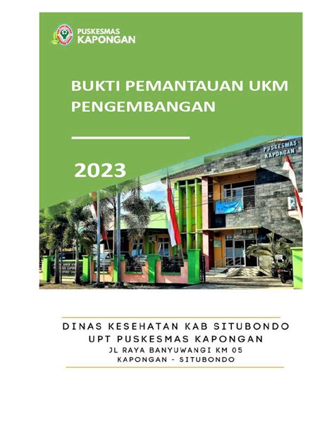 Bukti Pemantauan Ukm Pengembangan Pdf