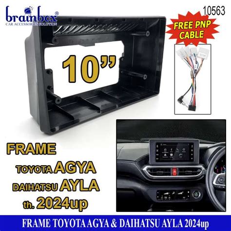 Jual Frame Head Unit Agya Ayla 2024 10 Inch Bingkai Panel TV Mobil Di