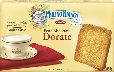 Mulino Bianco Fette Biscottate Dorate 630 gr Amazon de Küche