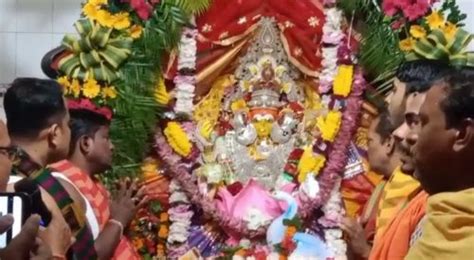 Watch Day Puja Of Goddess Kali Begins At Bhadrakali Temple In