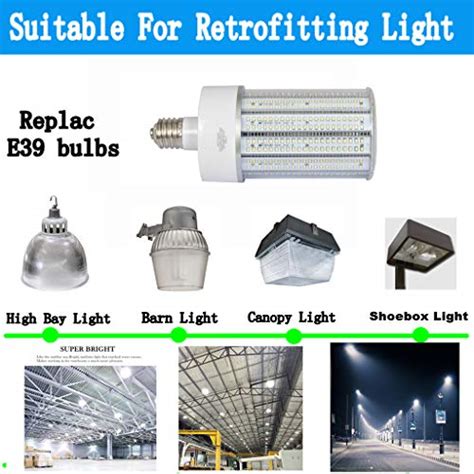 W Led Corn Light Bulb K Daylight E Mogul Base Led Bulbs