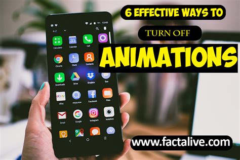 How To Disable Animations On Android To Make It Faster FactAlive