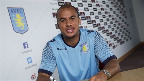 Premier League Aston Villa Forward Gabriel Agbonlahor Signs New Four