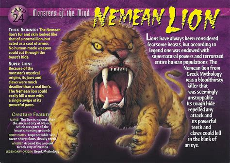 Nemean Lion Wierd Nwild Creatures Wiki Fandom Powered By Wikia