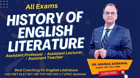 History Of English Literature Target Exams Ugc Net English