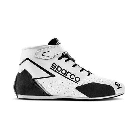 Sparco Italy Prime R Racing Shoes White Black Fia White Black