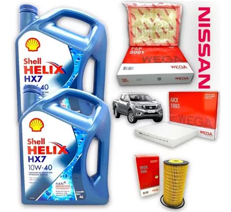 Kit Service Aceite Shell Filtros Nissan Frontier Np300 2 3