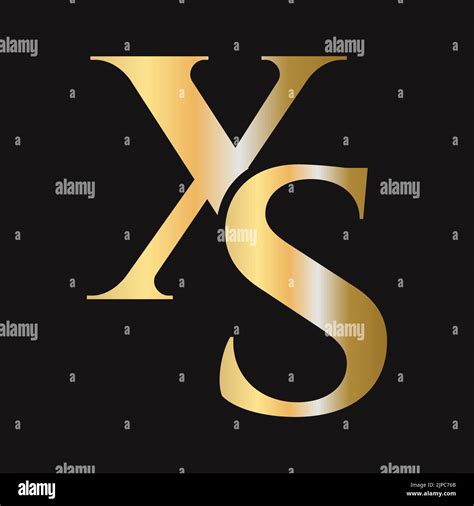 Initial Letter Sx Xs Logo Design Vector Template Monogram Sx Logotype